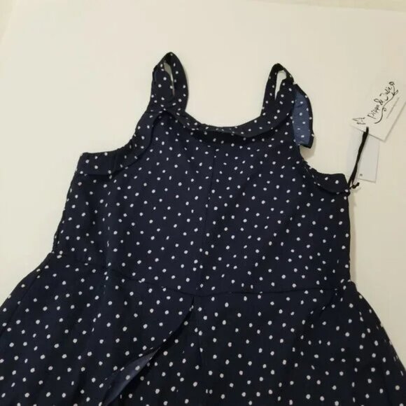 NWT Pippa & Julie Navy Polka dot romper size 10 (F16) - Picture 8 of 11